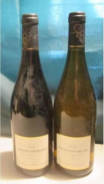 2x Vin blanc français - Sauvignon Blanc - 2006, Enlèvement ou Envoi, Pleine, Comme neuf, Vin blanc