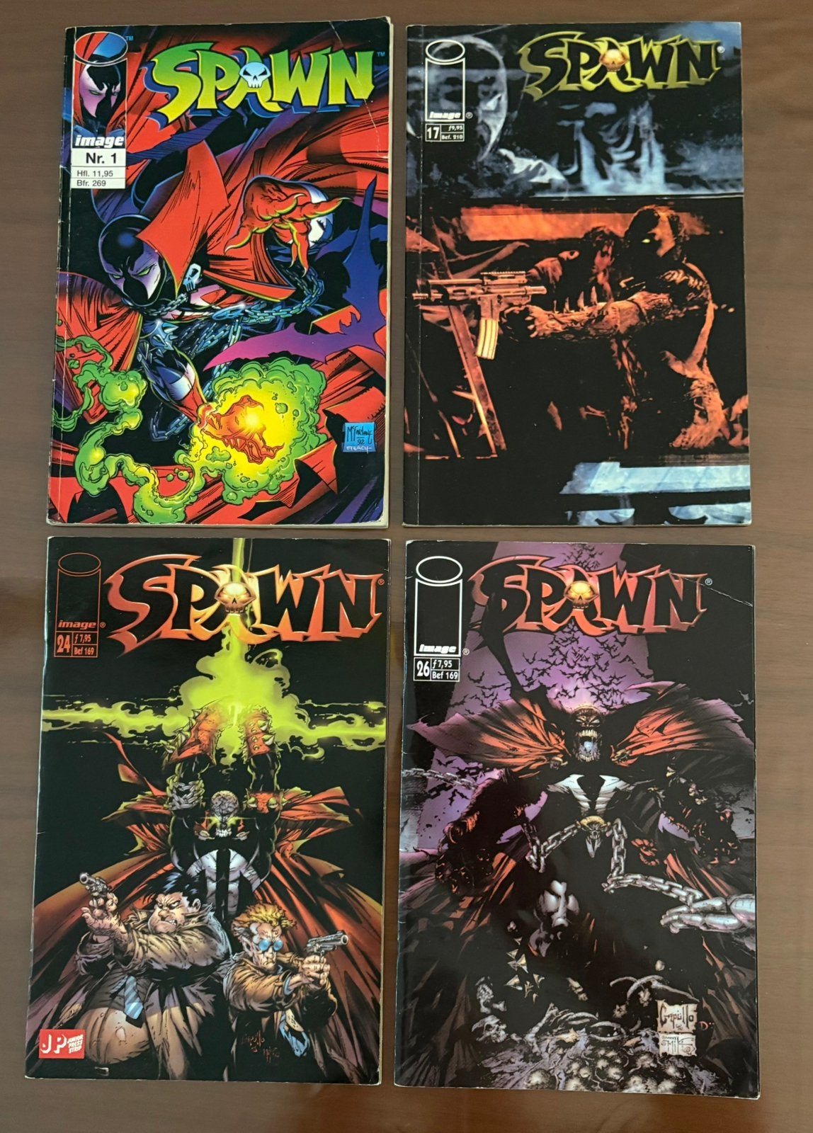 Spawn Comic Lot (4 stuks: #1, #17, #24, #26), Boeken, Strips | Comics, Ophalen of Verzenden, Zo goed als nieuw