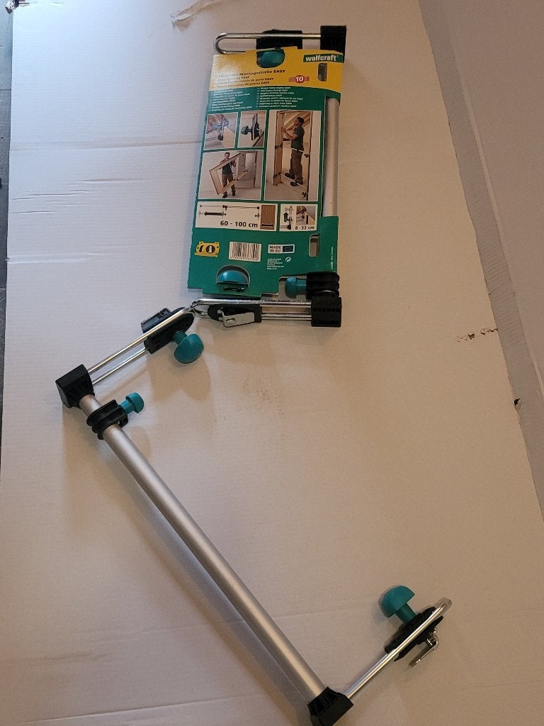 Lot de 2 serre-joints de montage pour portes Wolfcraft, Enlèvement
