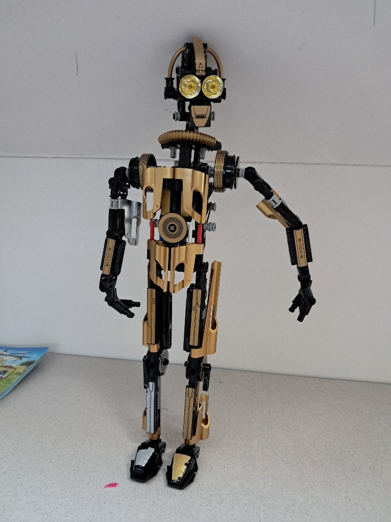 LEGO star wars nr 8007 C-3PO, met doos en boekje, Gebruikt, Star Wars, Lego, Ophalen of Verzenden