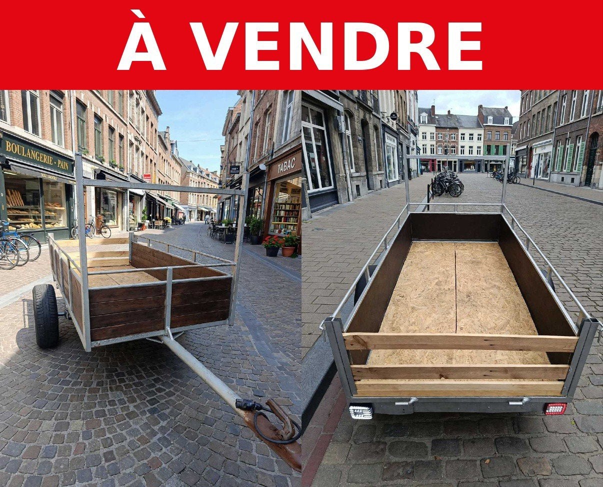 Superbe remorque plateau en excellent état ! 0033465192031
