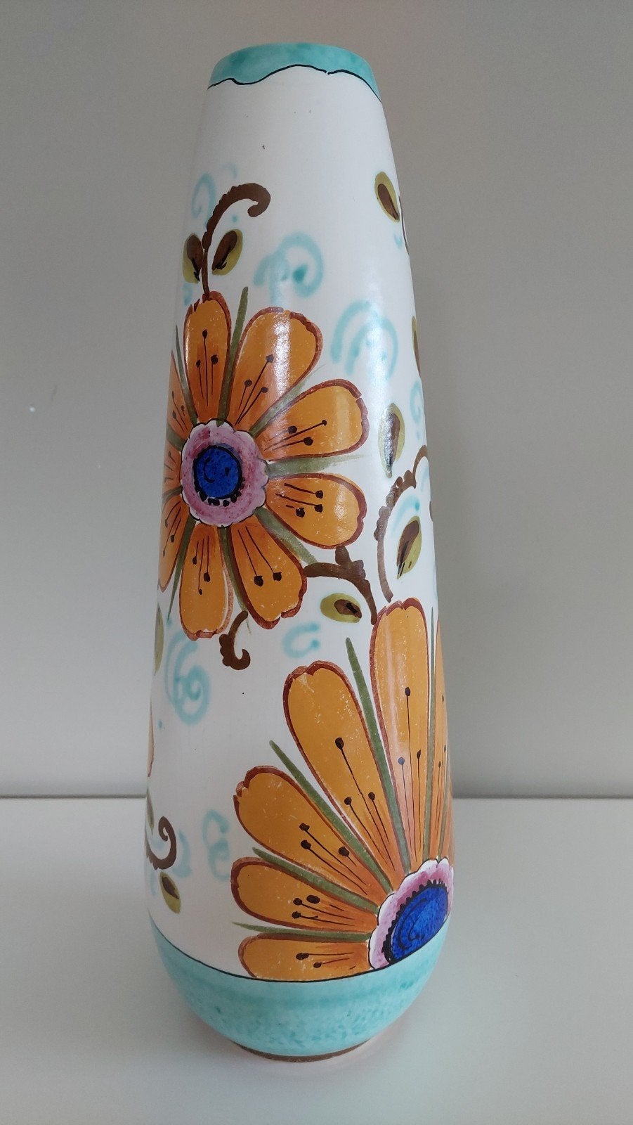 Prachtige Gouda Holland handgeschilderd plateel - 39,5 cm, Antiek en Kunst, Ophalen of Verzenden