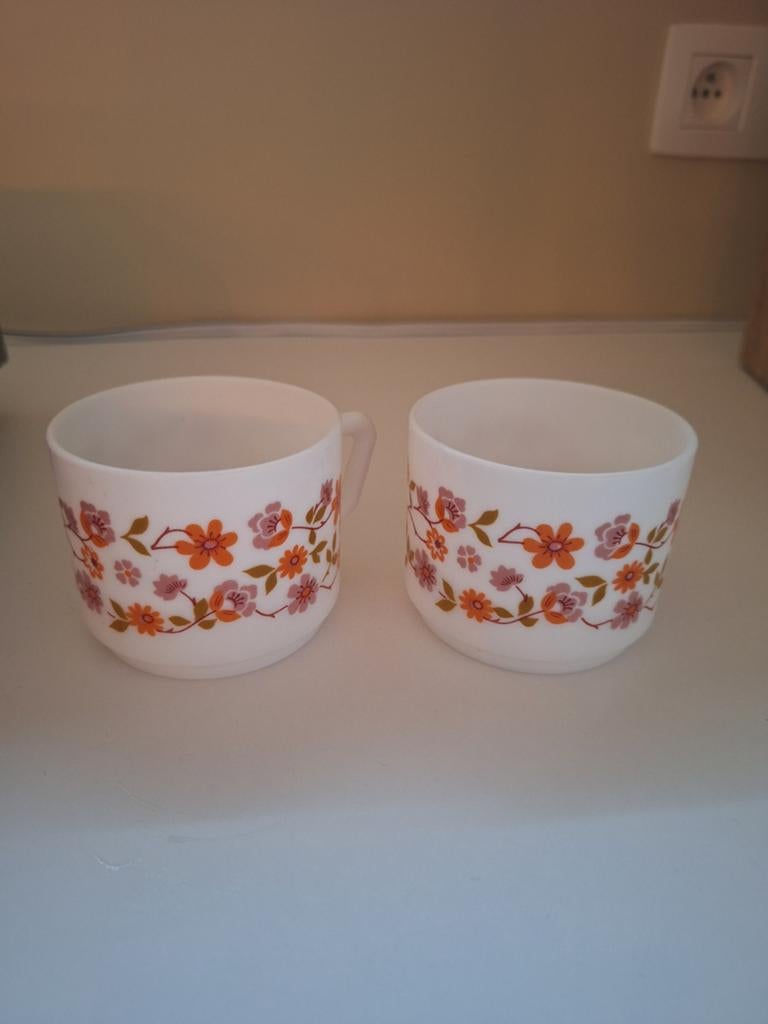 2 tasses à café arcopal scania, Ophalen