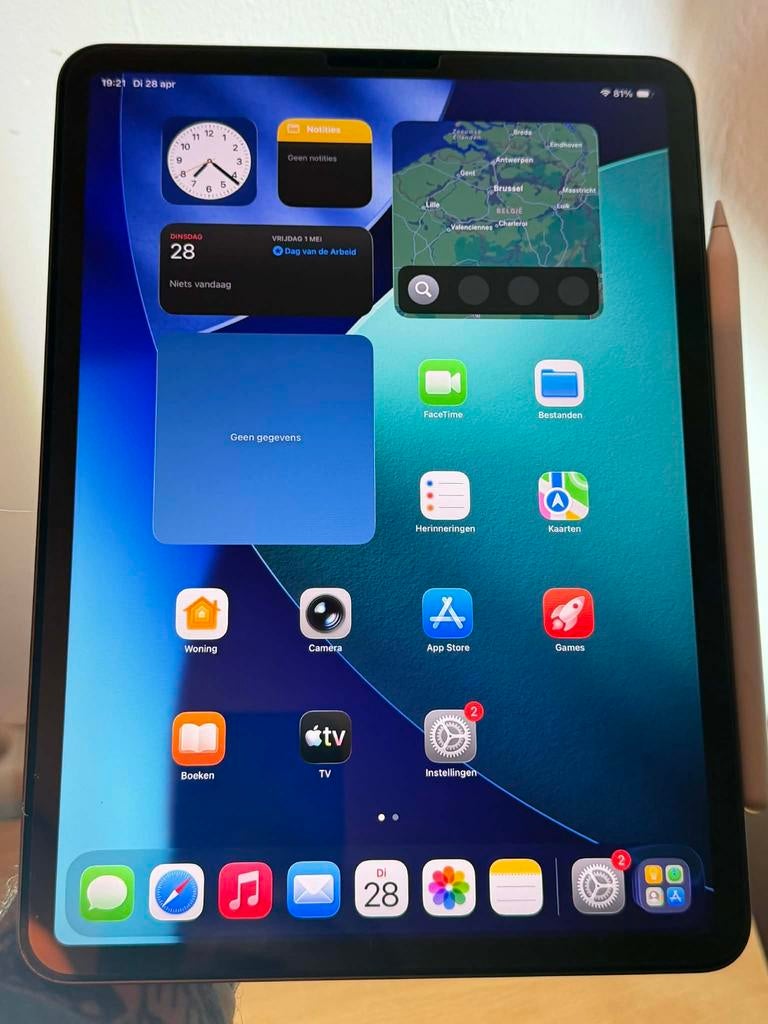 Apple Ipad Pro 11” space gray, Computers en Software, Apple iPads, Zo goed als nieuw, Apple iPad, 128 GB, Ophalen