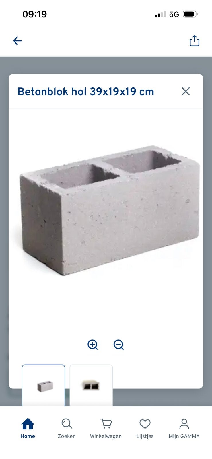 Betonblokken, Doe-het-zelf en Bouw, Metselstenen, Ophalen, Nieuw, Beton