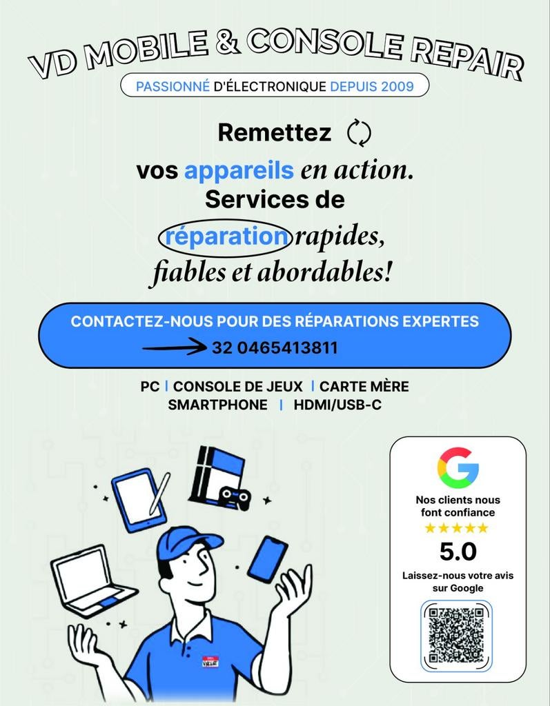 PS5 - PS4 - XBox - NINTENDO SWITCH iPhone reparatie, Ophalen of Verzenden, Refurbished, Playstation 5