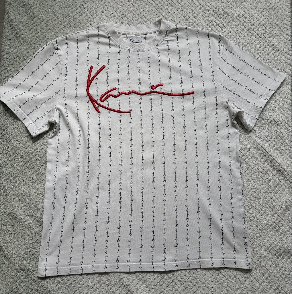 T-shirt Karl Kani, maat M, Wit, Zo goed als nieuw, Karl Kani, Verzenden