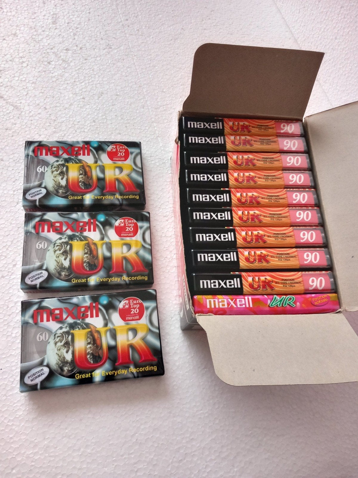 13 MAXELL CASSETTES IN ORIGINELE VERPAKKING