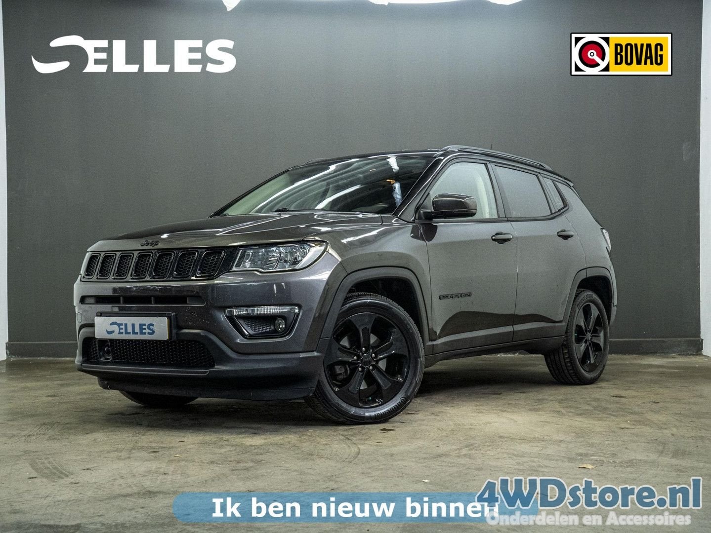 Jeep Compass 1.4 MultiAir Night Eagle, Autos, Argent ou Gris, Compass, Essence, 143 g/km