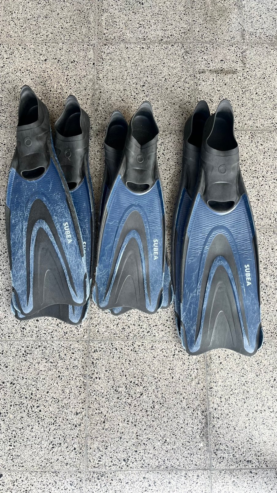 Duikpalmen maat: 36-37, 40-41, 42-43, Sports nautiques & Bateaux, Plongée, Enlèvement, Utilisé, Palmes de natation ou de plongée