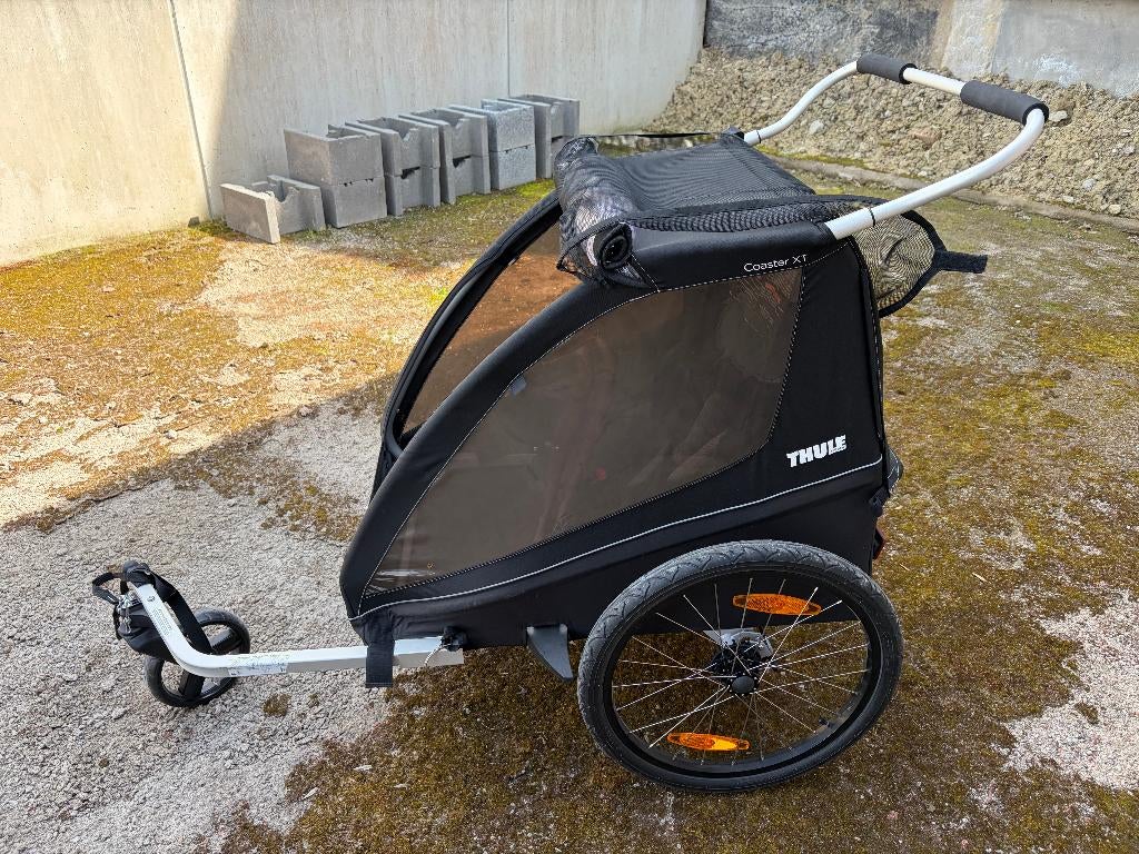 THULE fietskar, Coaster 2 XT, black, Fietsen en Brommers, Ophalen, Opvouwbaar, 20 tot 40 kg, Zo goed als nieuw