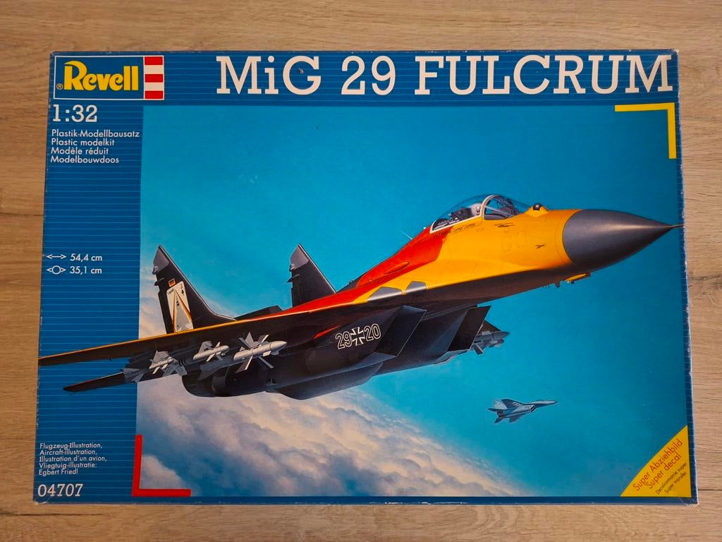 Mig 29 Fulcrum 1/32 Revell, Revell, Nieuw, Ophalen of Verzenden, Groter dan 1:72