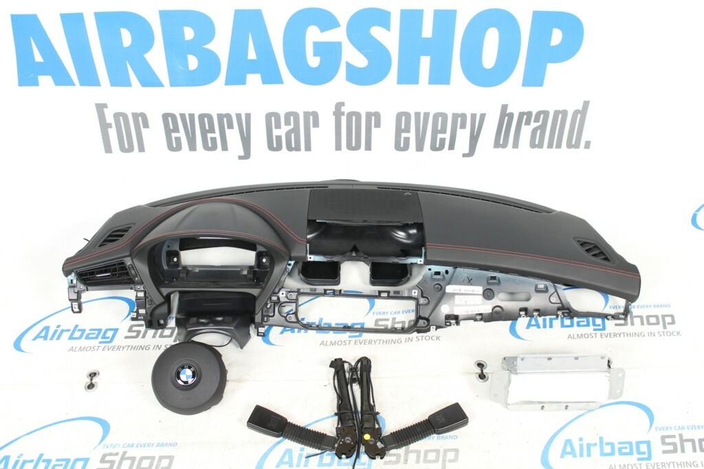 Airbag kit - Tableau de bord cuir rouge couture BMW Z4 E89