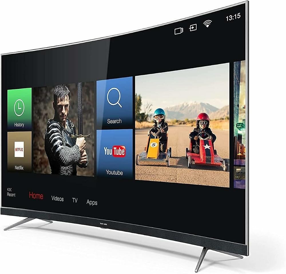 Smart tv thomson 55uz6096 curvee 4K Ultra HD et wifi, TV, Hi-fi & Vidéo, Enlèvement ou Envoi, LCD, Smart TV