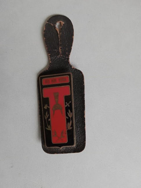 Ancienne breloque A.B.L., Collections, Enlèvement ou Envoi, Armée de terre, Emblème ou Badge