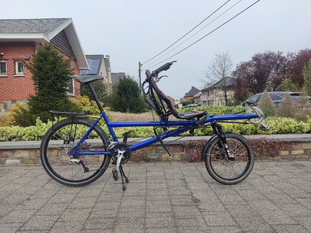 HASE PINO Tandem, Fietsen en Brommers, Ophalen, Vering, Zo goed als nieuw, 15 tot 20 versnellingen