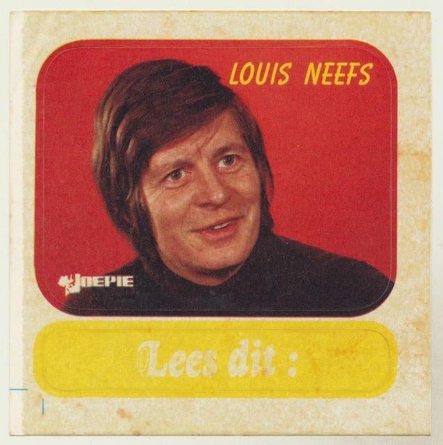 (m46) Louis Neefs, Joepie sticker, Verzamelen, Verzenden