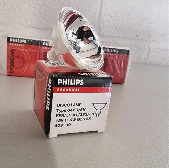 5 x Philips Disco Lamp 15v 150w 6423/5H, Musique & Instruments, Lumières & Lasers, Enlèvement ou Envoi