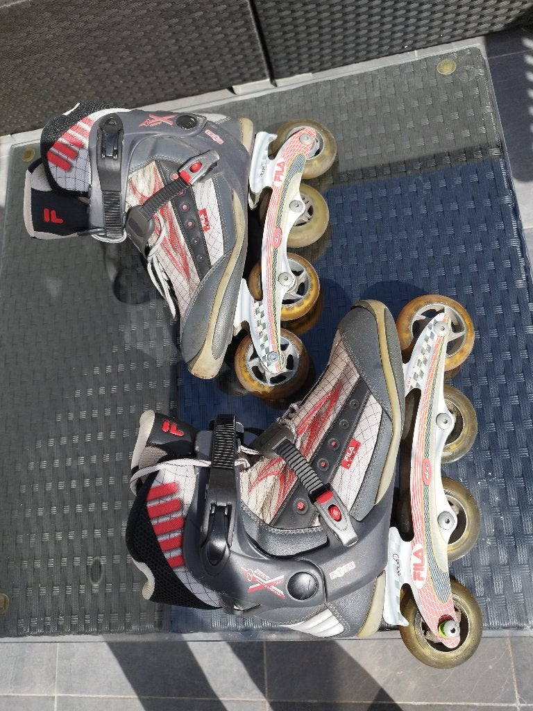 skeelers FILA abec 7 maat 42 -43 z.g.staat, Sport en Fitness, Skeelers, Ophalen, Gebruikt, Inline skates 4 wielen, Overige merken