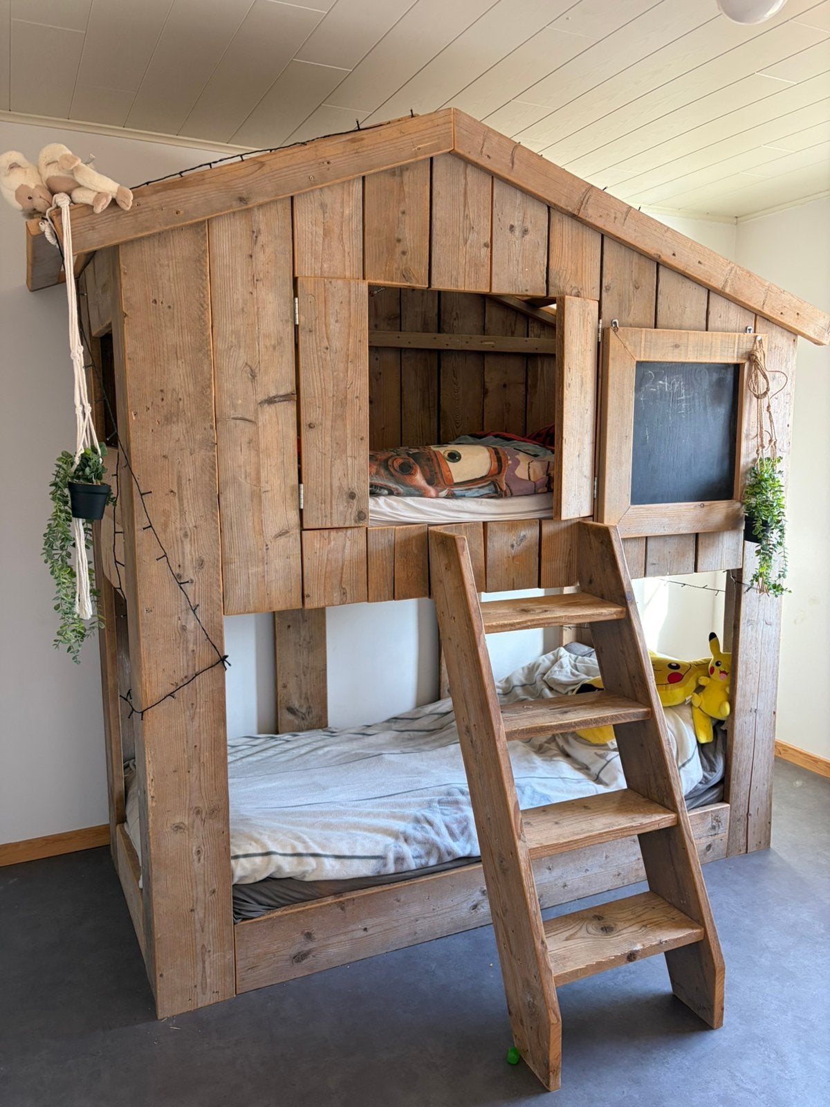 Kinderbed, Enfants & Bébés, Chambre d'enfant | Lits superposés & Lits mezzanines, Enlèvement, Comme neuf, Lits superposés