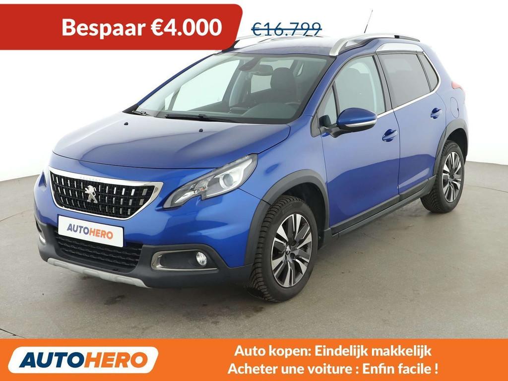 Peugeot 2008 1.2 PureTech Allure (bj 2019, automaat), Gebruikt, 1199 cc, Blauw, 96 kW