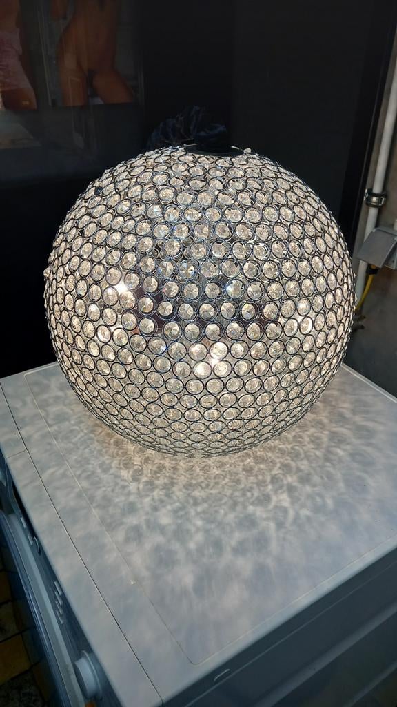 Boule suspendue lumineuse diamètre 40 cm, Enlèvement