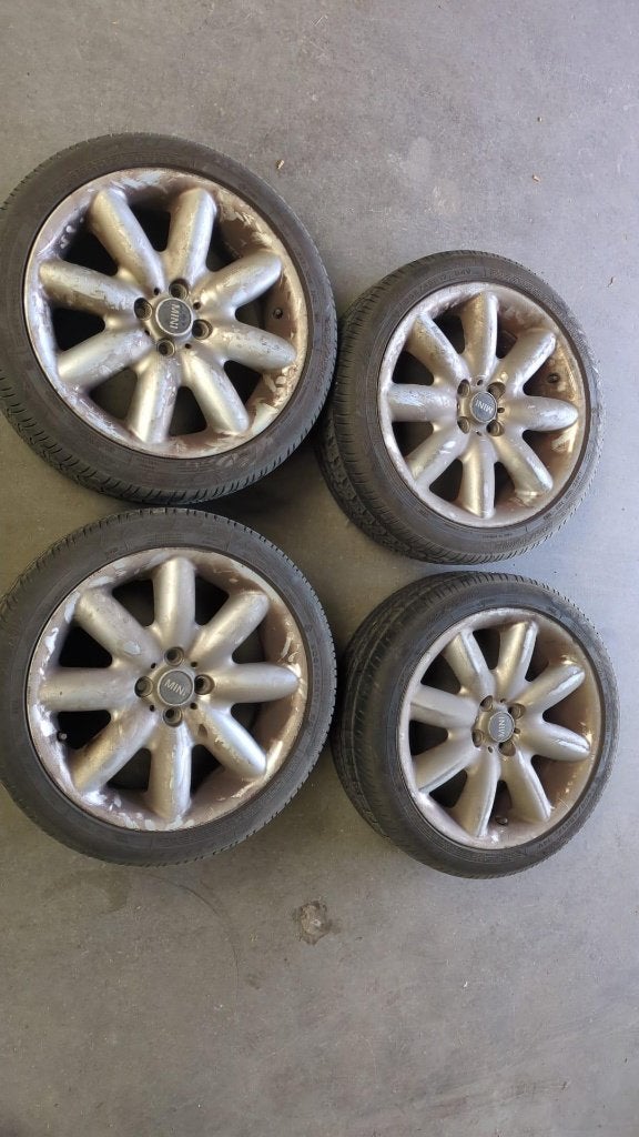 Originele 17 duim velgen met zomerbanden voor MINI R50 R56, Auto-onderdelen, Banden en Velgen, Velg(en), Zomerbanden, 17 inch