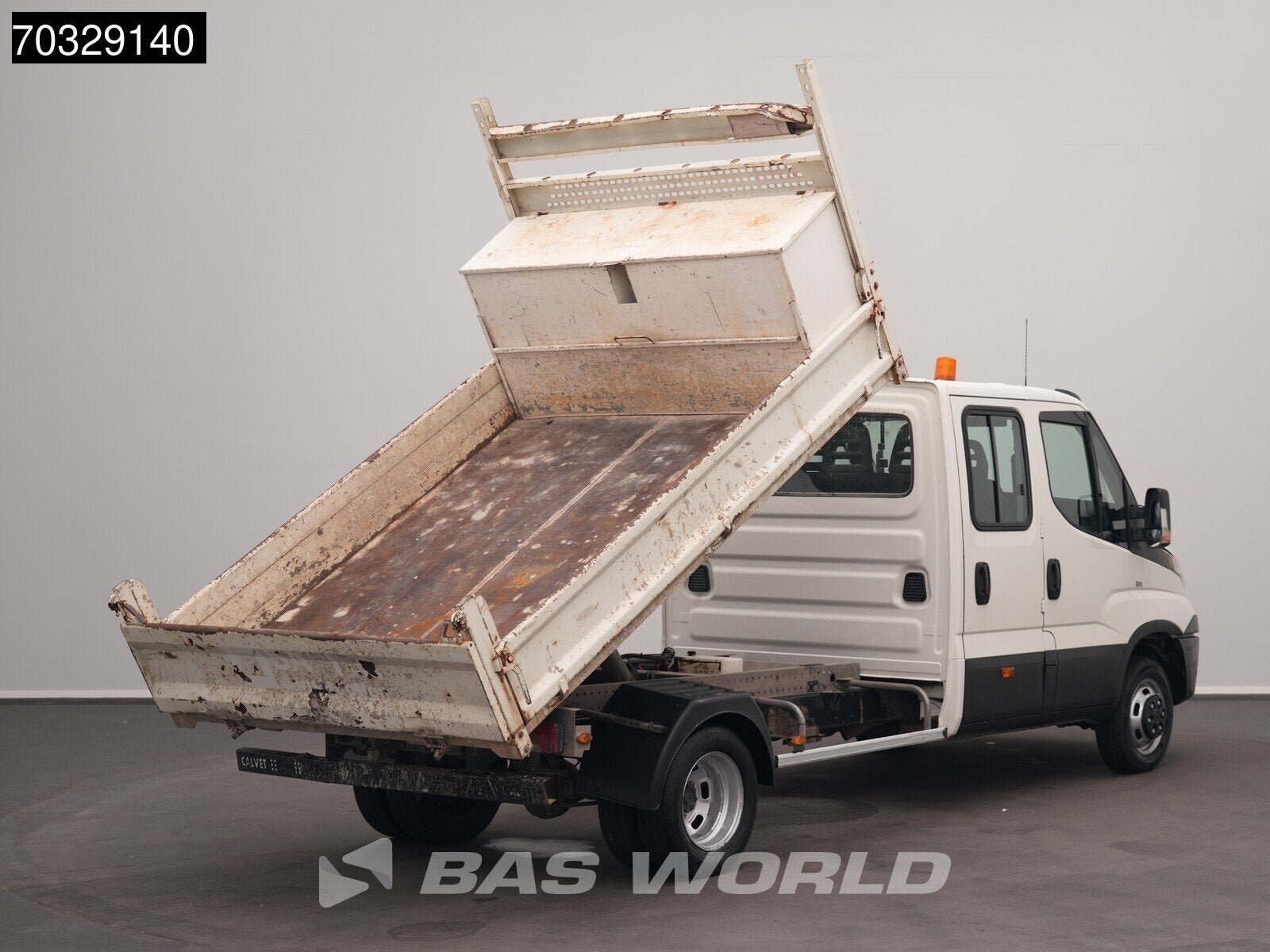 Iveco Daily 35C17 3.0L Kipper Dubbel Cabine Dubbellucht 3,5t, Stof, Gebruikt, 4 cilinders, Iveco
