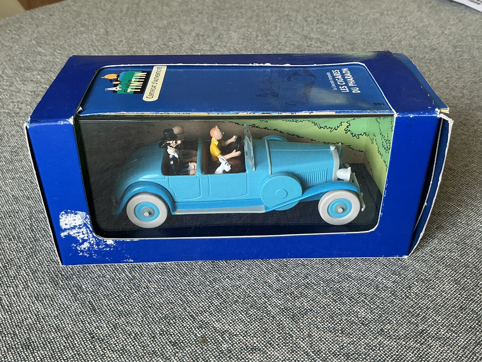 Kuifje modelwagen lincoln torpedo, Hobby en Vrije tijd, Ophalen of Verzenden, Zo goed als nieuw