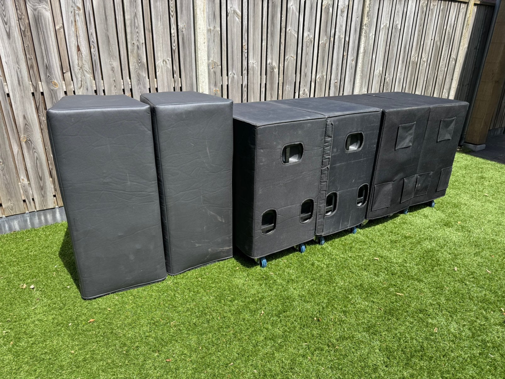Rcf set tts18a subs + nx985-a toppen, Muziek en Instrumenten, Versterkers | Keyboard, Monitor en PA, Zo goed als nieuw, Ophalen
