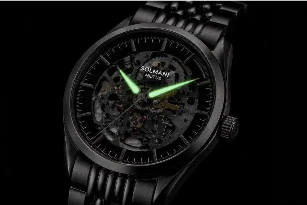 Nieuwe Solmani Motus LIMITED EDITION AUTOMAAT t.w.v. € 999, Handtassen en Accessoires, Ophalen of Verzenden, Waterdicht, Nieuw