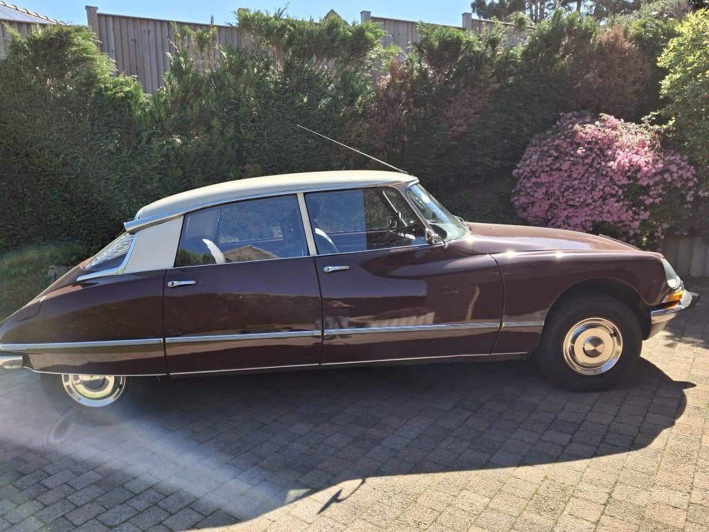 oldtimer, Auto's, Citroën, Voorwielaandrijving, Zwart, DS, Leder