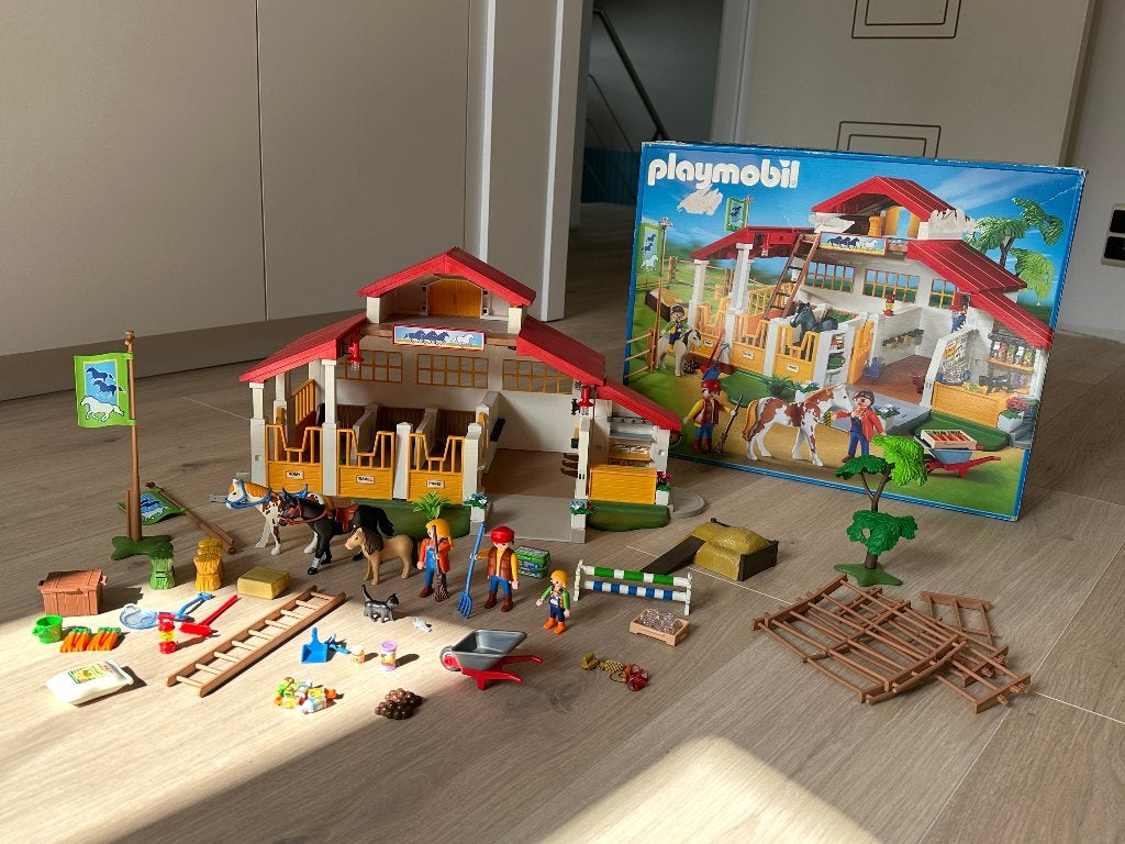 Playmobil 4190 Manège/écurie, Enlèvement ou Envoi, Comme neuf, Kit complet