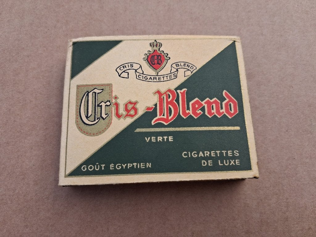 oud ongeopend pak sigaretten CRIS BLEND...taksband ., Ophalen of Verzenden, Zo goed als nieuw, Reclamebord