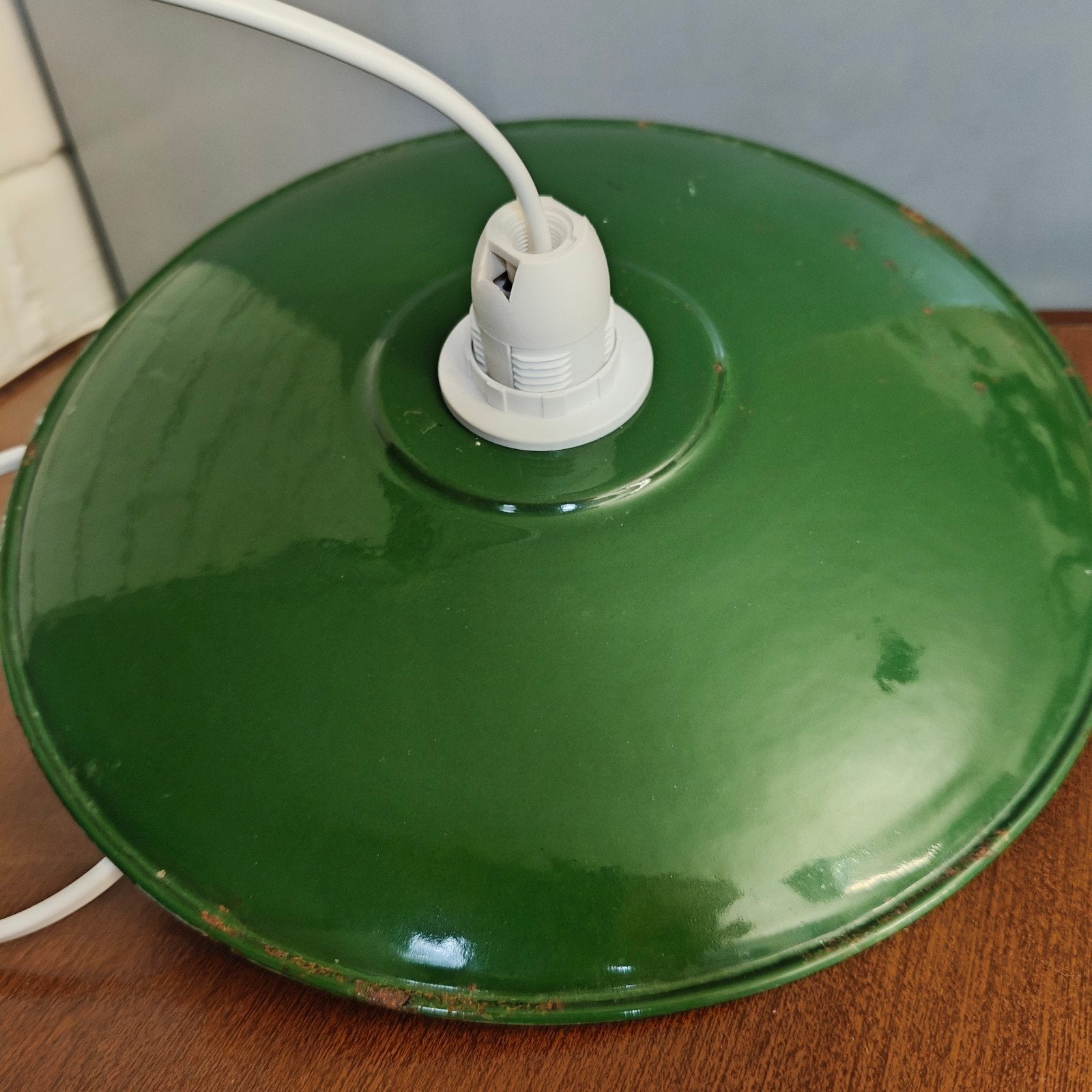Authentieke vintage kap met nieuwe elektrische onderdelen, Ophalen of Verzenden