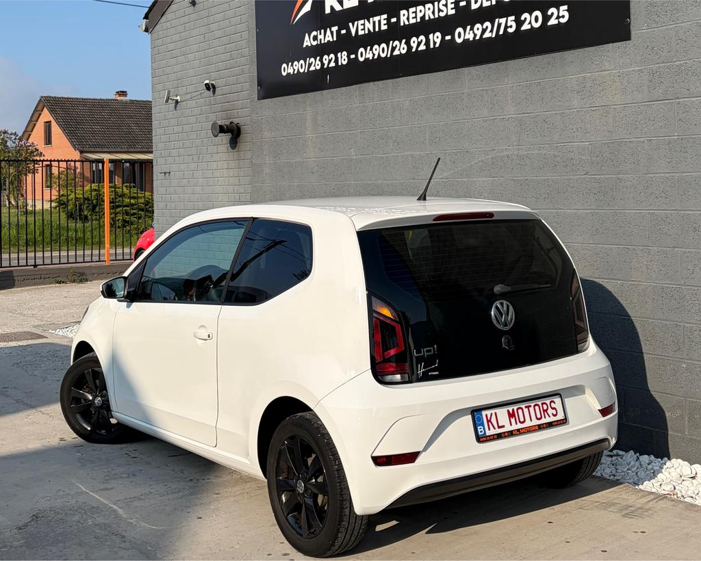 VW UP! 1.0i ESSENCE 140 000KM CARPASS 2017 FACELIFT EURO 6B, Auto's, Voorwielaandrijving, Stof, Wit, Bedrijf