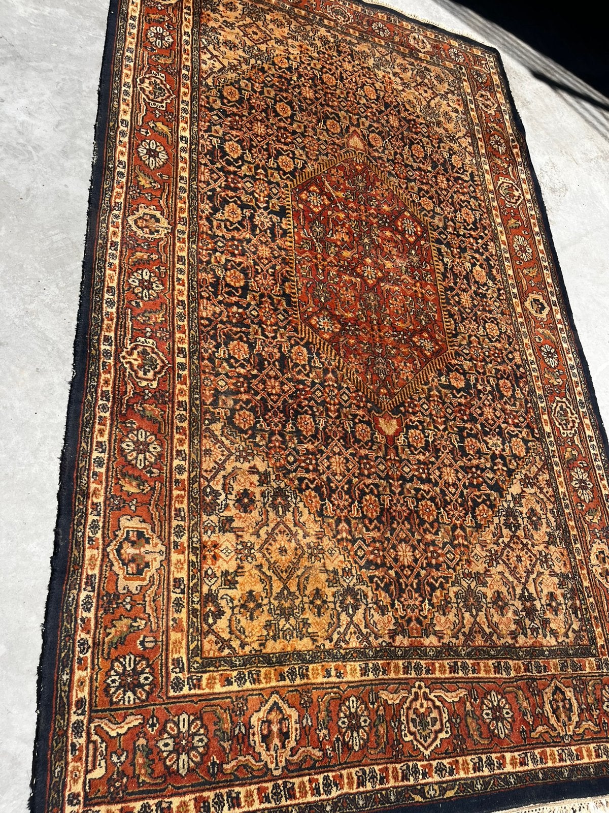 Perzisch tapijt, Maison & Meubles, Ameublement | Tapis & Moquettes, 200 cm ou plus, Klassiek, 150 à 200 cm, Bleu