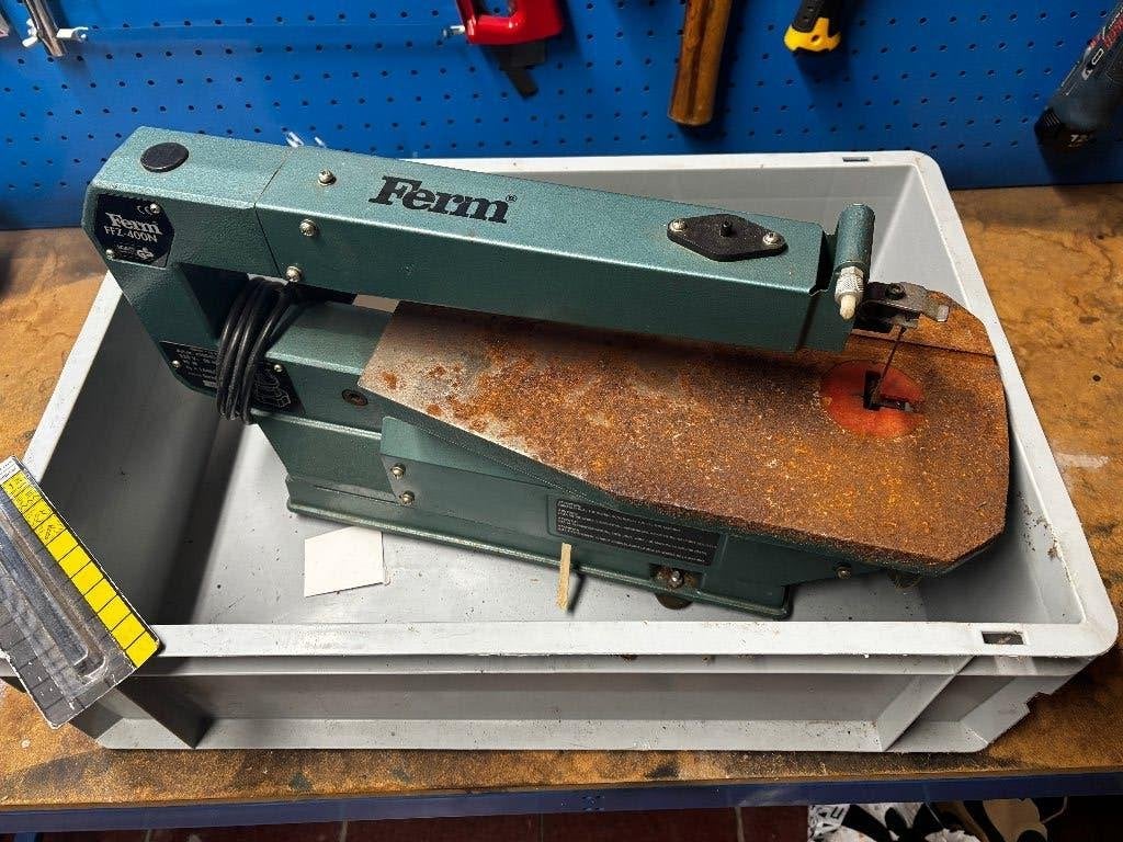 figuurzaagmachine Ferm, model FFZ-400N, Gebruikt, Ophalen of Verzenden, Ferm, Figuurzaag