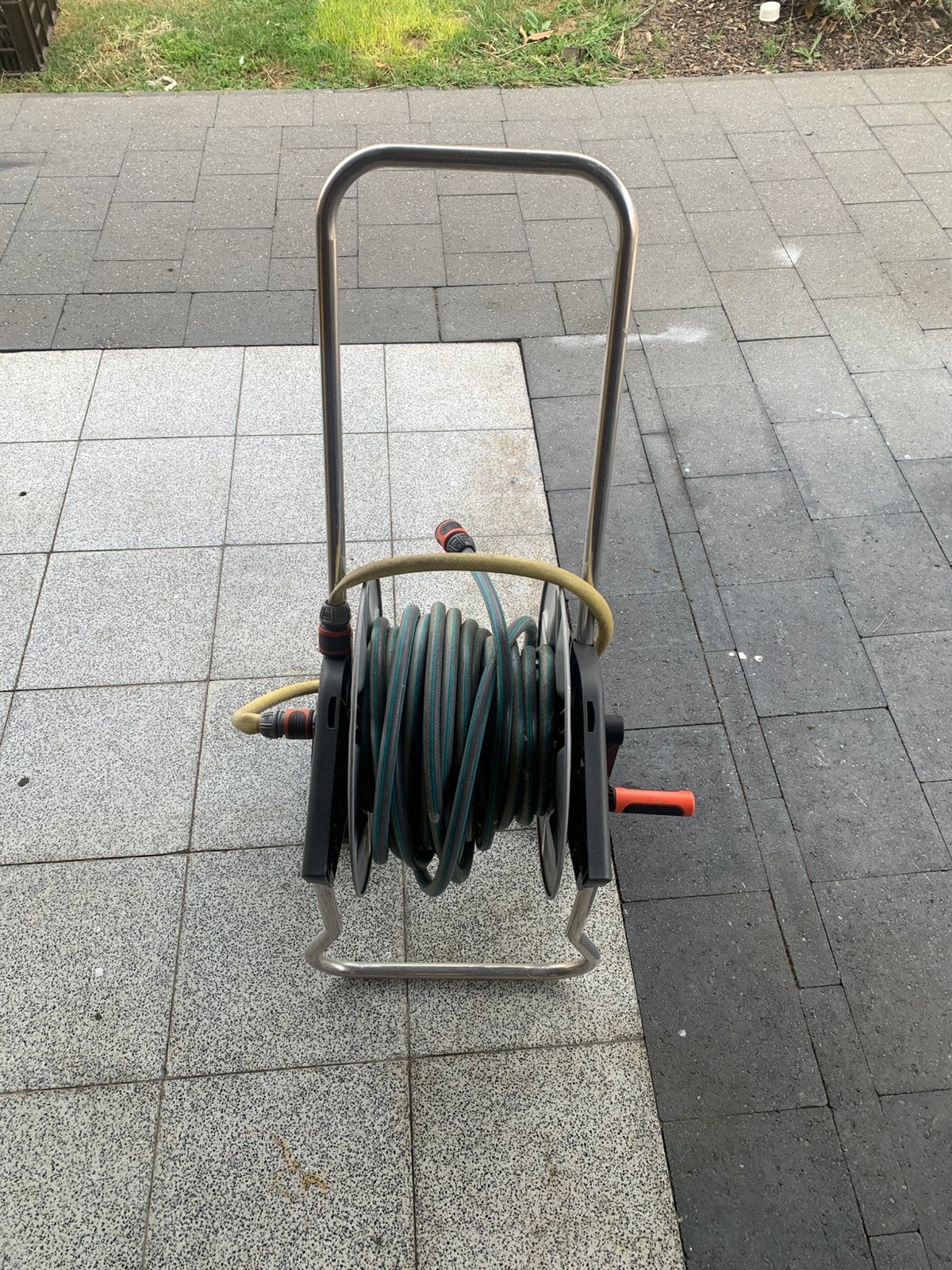 GARDENA CleverRoll Metal slangenwa (inclusief slang & koppel, Tuin en Terras, Ophalen, Zo goed als nieuw, Tuinslang
