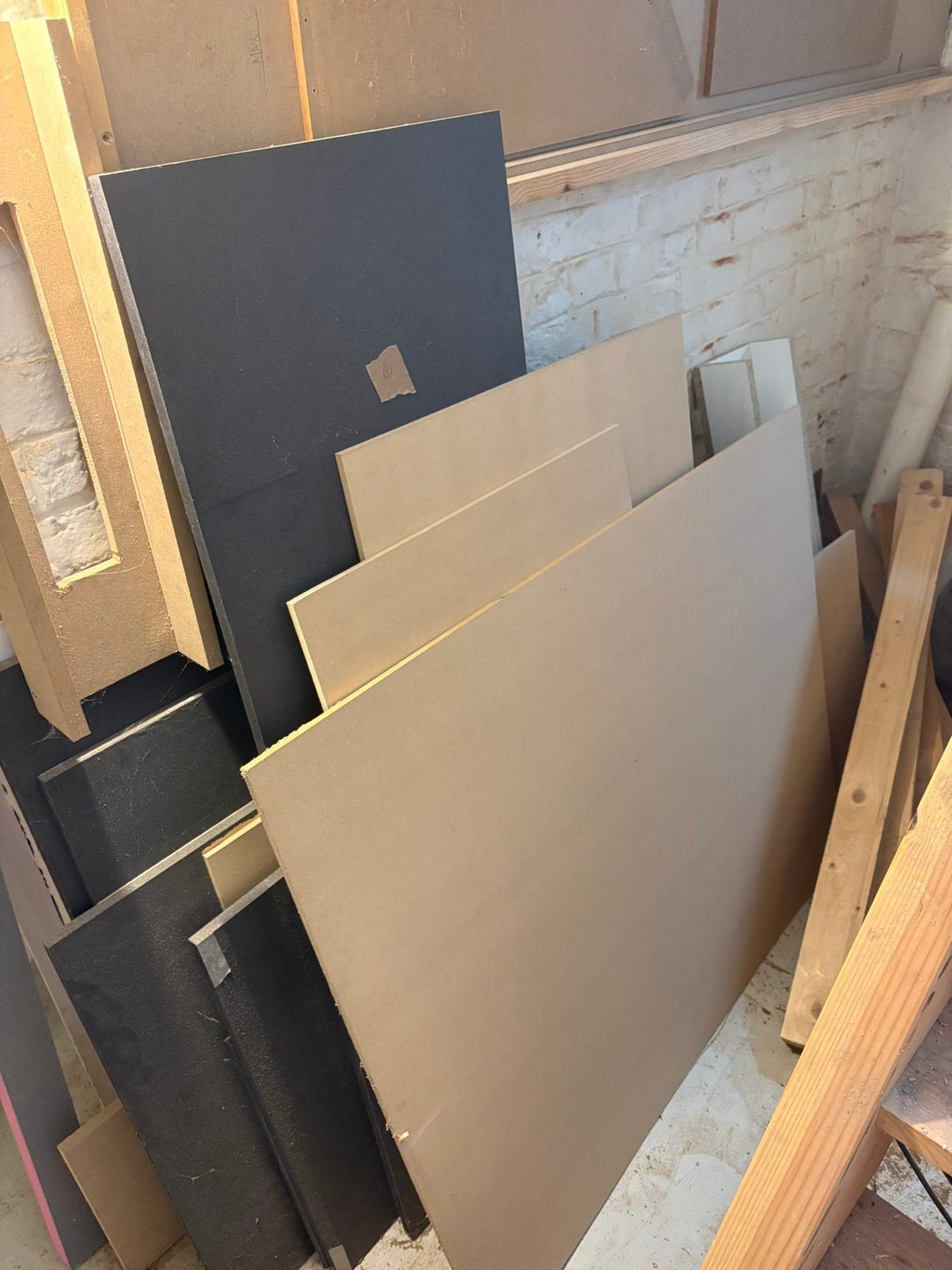 Lot planches mdf, Bricolage & Construction, Plaques & Panneaux, Enlèvement, Comme neuf, Bois, Moins de 20 mm