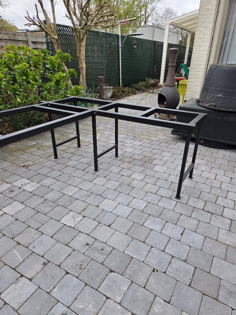 bureau of werktafel hoek-onderstel-prijsverlaging, Ophalen, Gebruikt, Hoekbureau