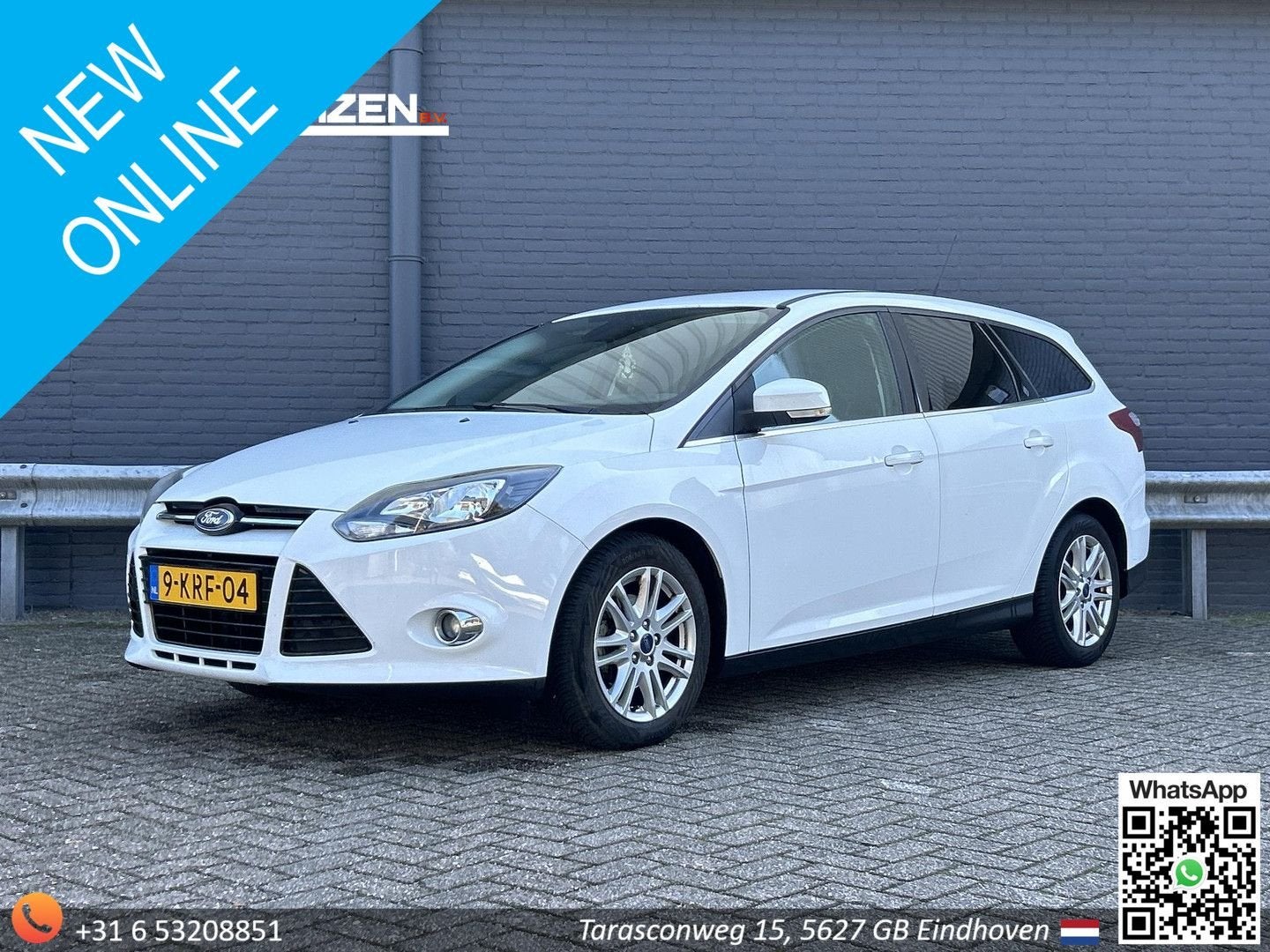 Ford Focus Wagon 1.0 EcoBoost Titanium | Cruise | Climate |, Auto's, Focus, Wit, Bedrijf, 112 g/km