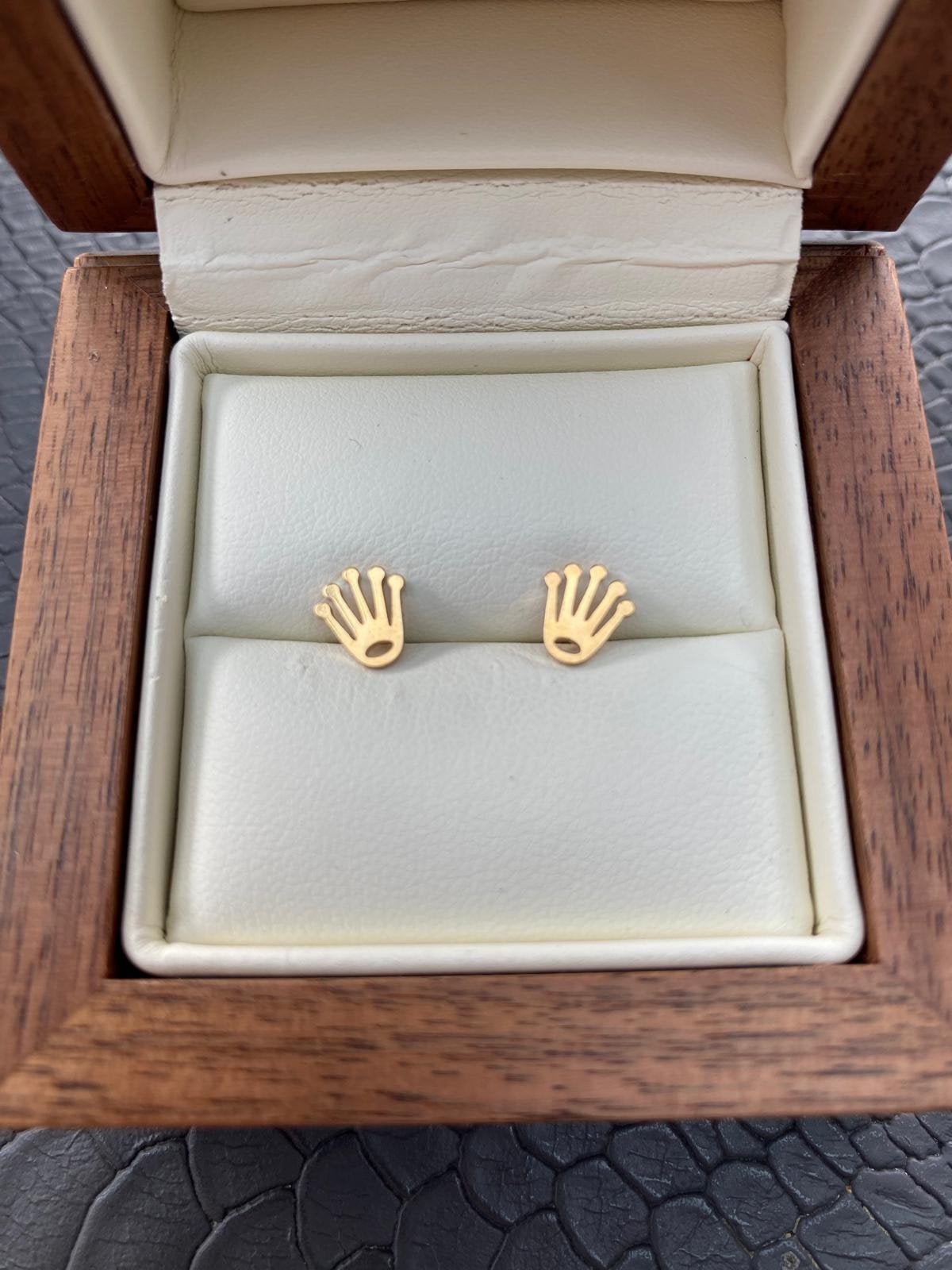Mooie oorbellen Rolex, Handtassen en Accessoires, Oorbellen, Ophalen, Overige materialen, Overige kleuren, Nieuw