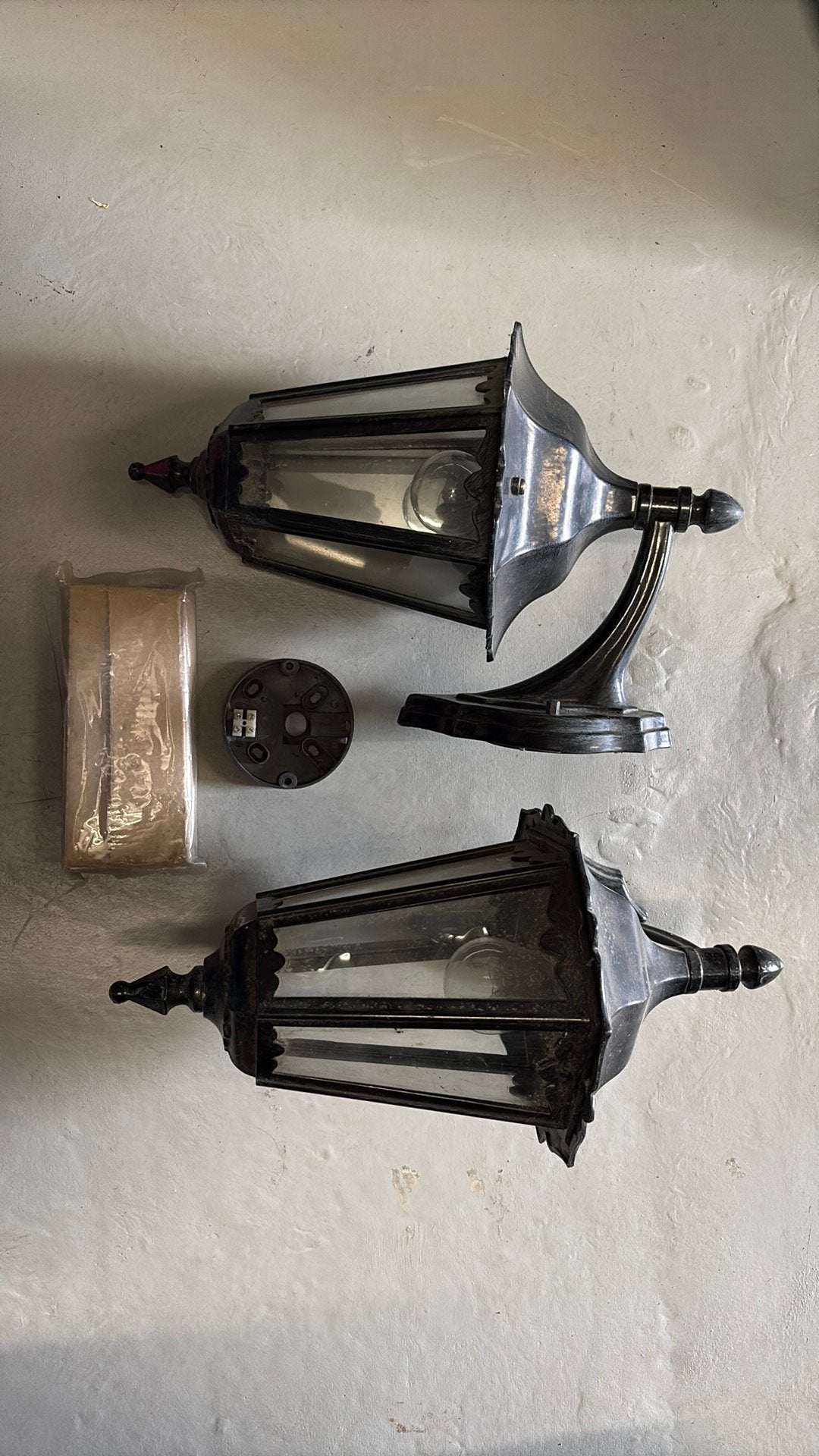 Lampen voor buiten, Ophalen of Verzenden, Gebruikt, E27 (groot), Gloeilamp