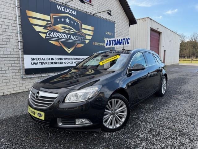 Opel Insignia Sport Tourer 2.0 cdti COSMO / AUTOMAAT 160 pk!, Auto's, Opel, Automaat, Euro 5, 1995 cc, Zwart