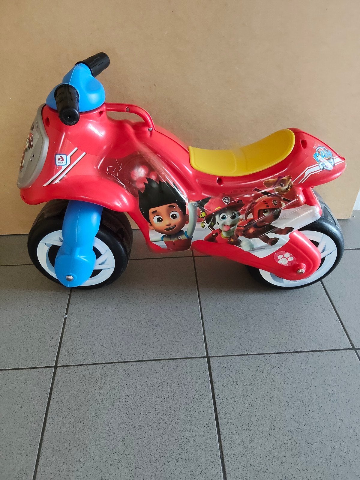 Paw Patrol loopfiets, Ophalen