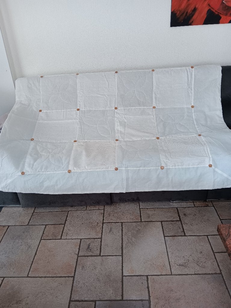 Plaid L 1,90 cm op Br 1,45 cm zo goed als nieuw, 190 cm, Lavable, Comme neuf, Enlèvement