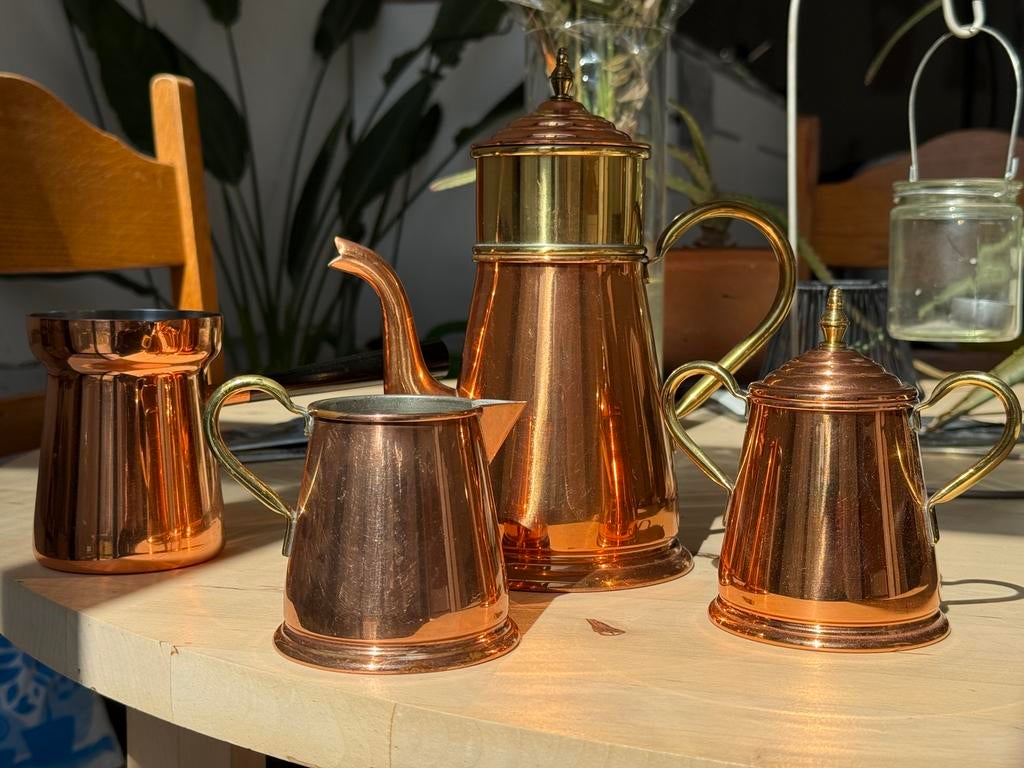 Koper koffieservies, Enlèvement ou Envoi, Cuivre