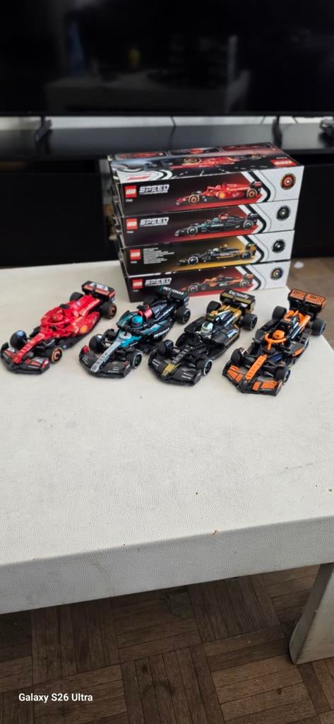 Lego F1 Speed champion lot + Delorean Back to the future, Enlèvement ou Envoi