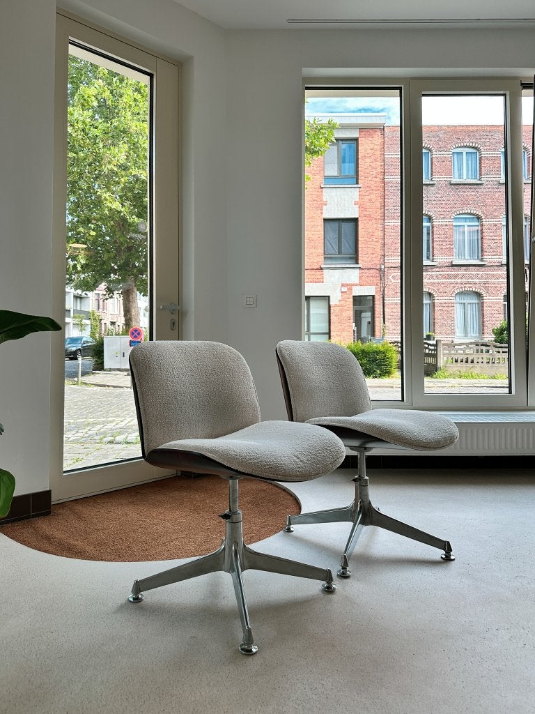 Ico Parisi office/desk chair, Maison & Meubles, Chaises de bureau, Utilisé, Chaise de bureau, Blanc, Enlèvement